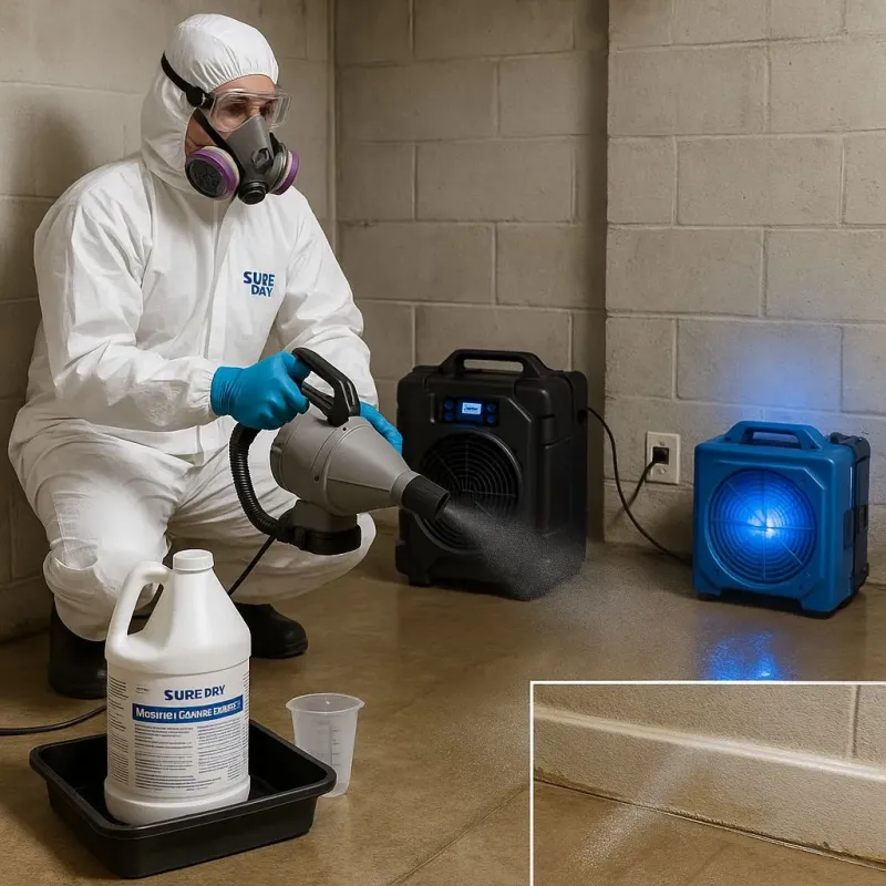 Sanitization and Odor Removal process in Parsons, WV